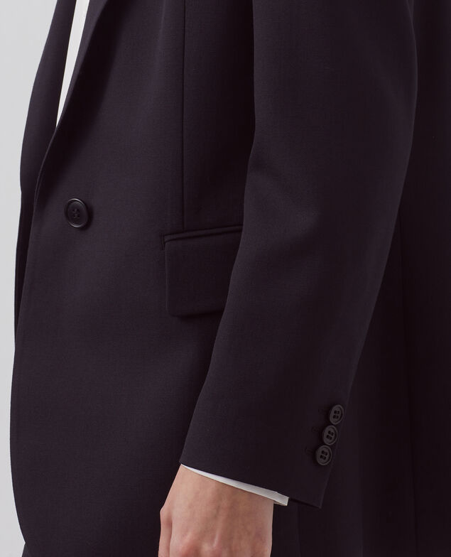 Blazer en laine A091 black
