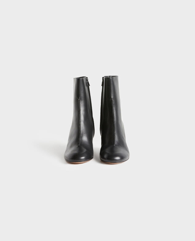 Boots à talon en cuir 4216 black_beauty