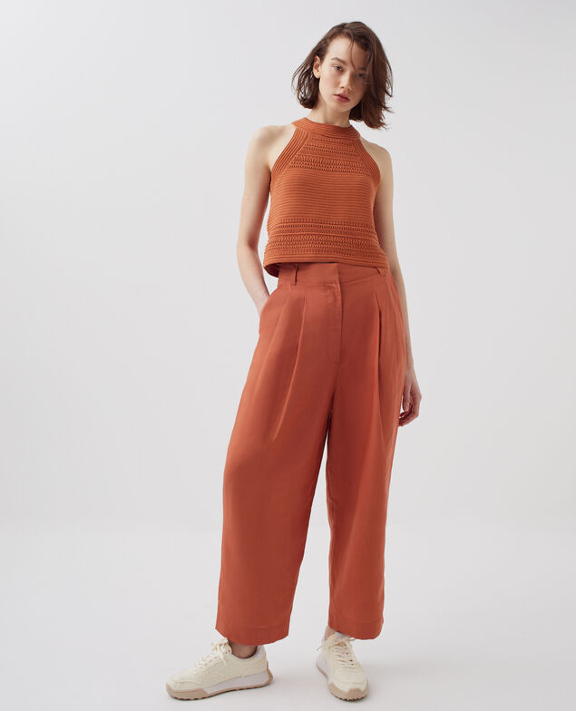 Pantalon carrot PEGGY H350 amber brown