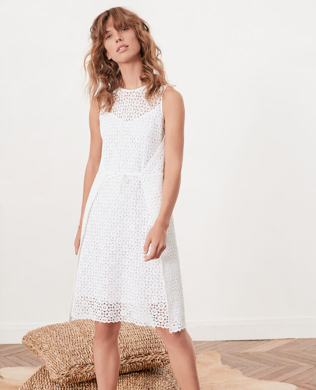 Robe en dentelle Blanc