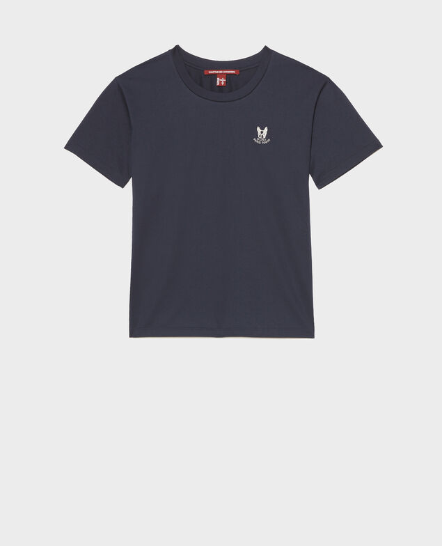 T-shirt brodé en coton Night sky