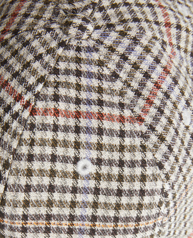 Casquette à carreaux 8883 02 lightgray