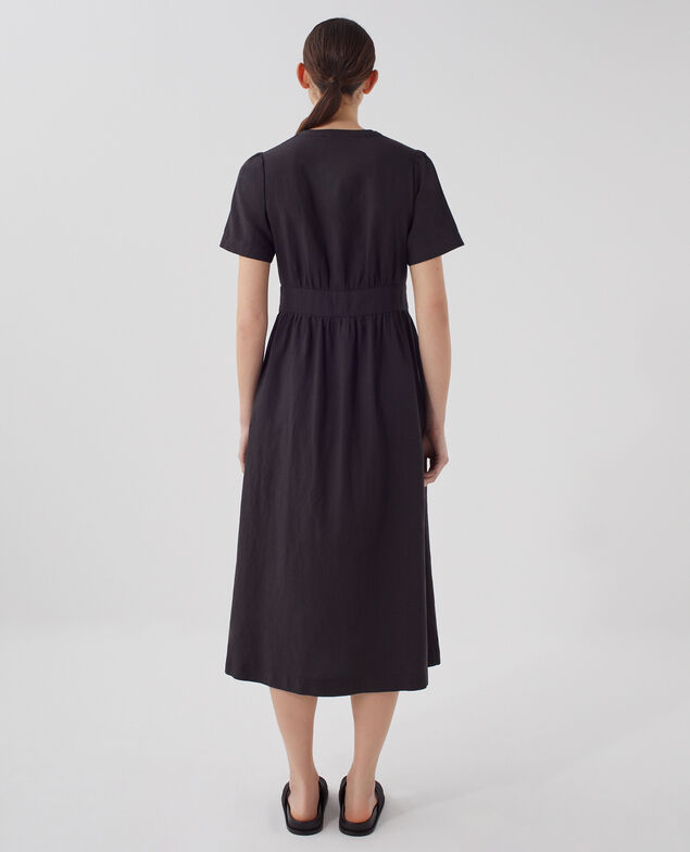 Robe midi U090 black