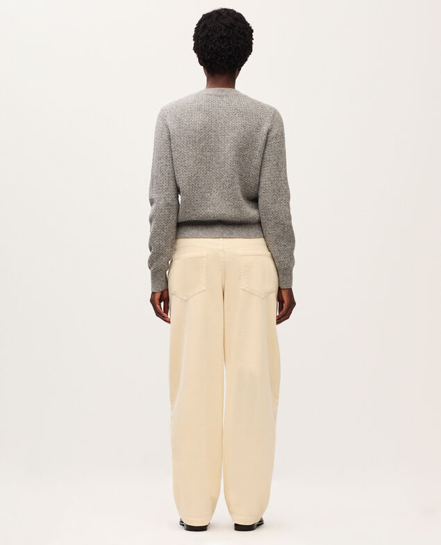 Cardigan col rond  U020 light gray