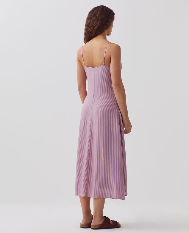 Robe fines bretelles 0721 lilac stripe