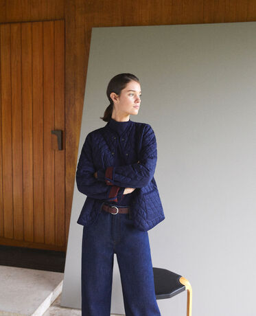 Veste courte r&eacute;versible Peacoat