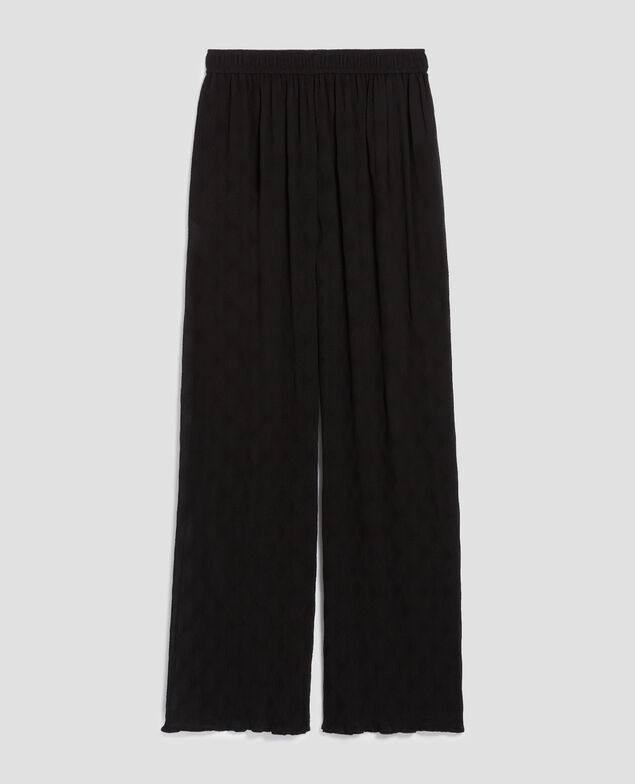 Pantalon ample fluide H091 black beauty