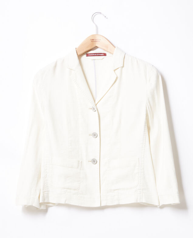 Veste de tailleur avec lin Kaolin