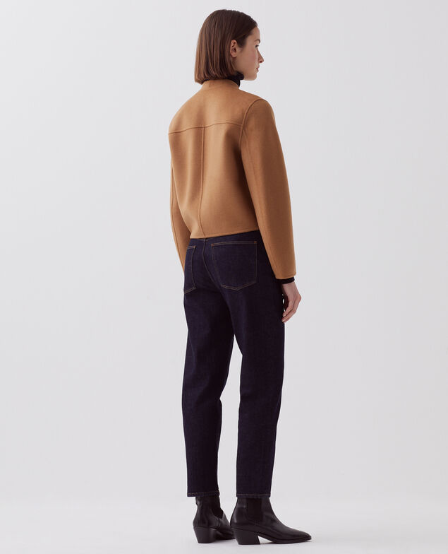 Blouson court double face I340 toasted coconut