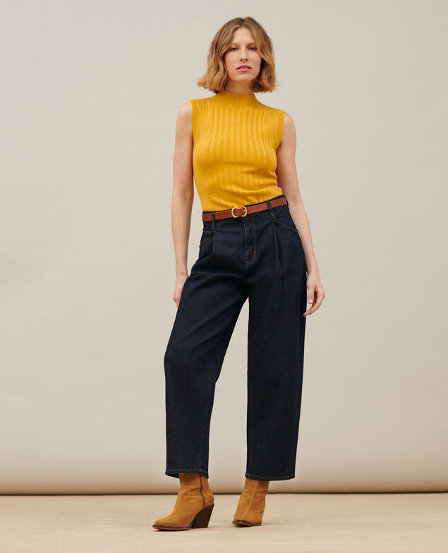 NIKKI - Jean carrot 0681 rinse denim