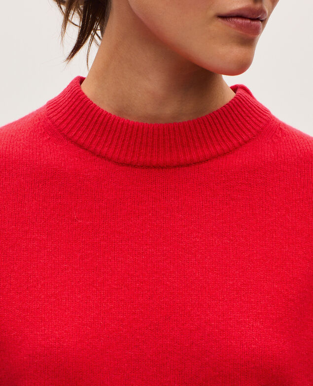 Pull col rond en laine U150 red