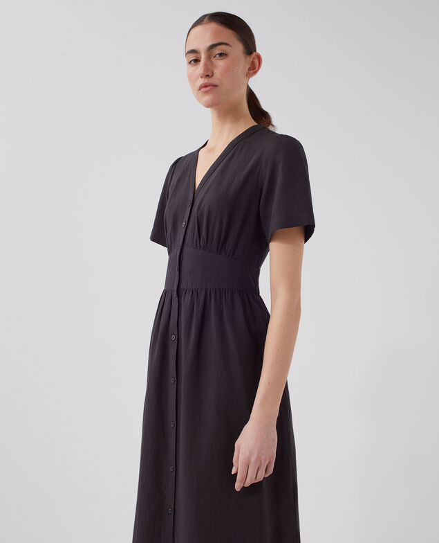 Robe midi U090 black