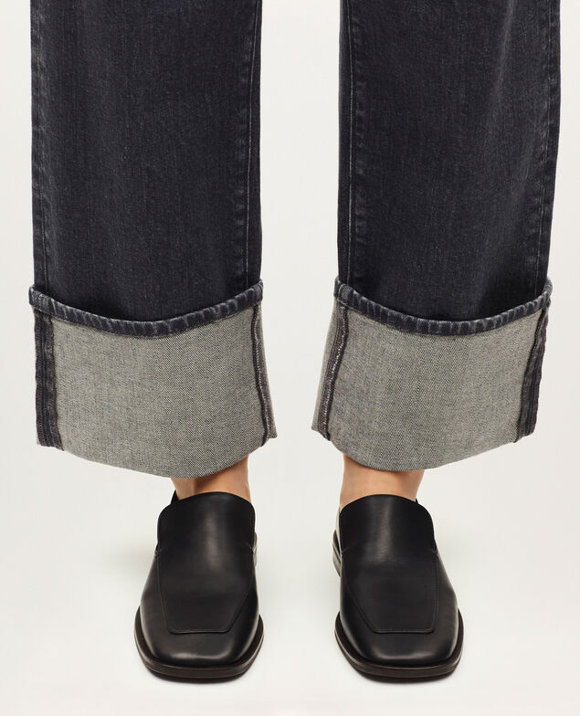Mocassins en cuir H091 black beauty