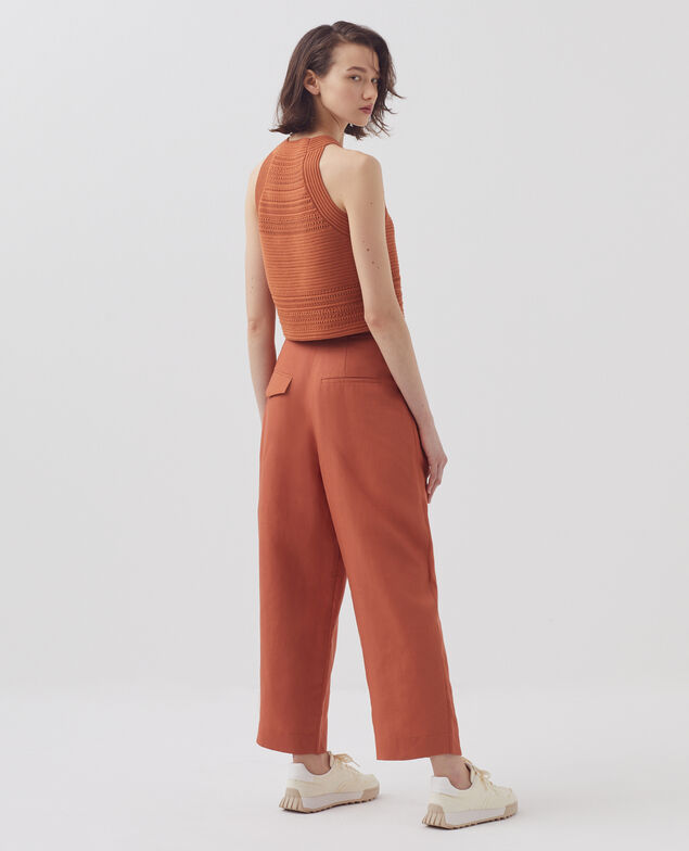 Pantalon carrot PEGGY H350 amber brown