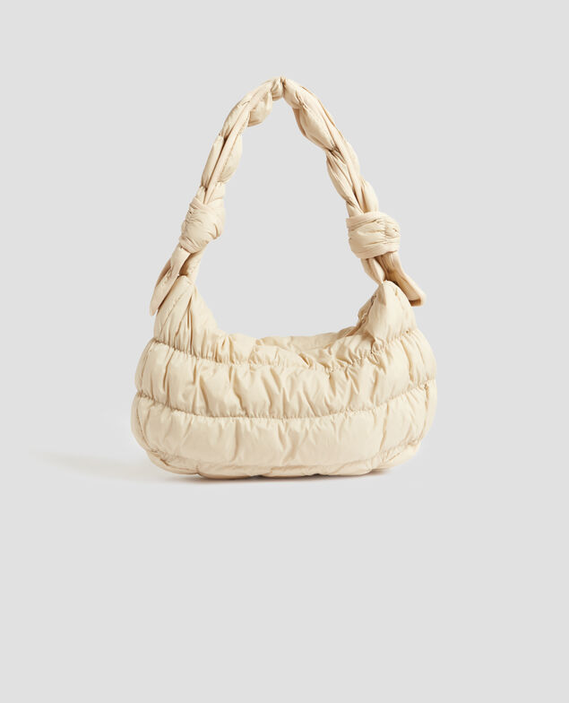 Sac demi-lune matelassé H311 oyester gray