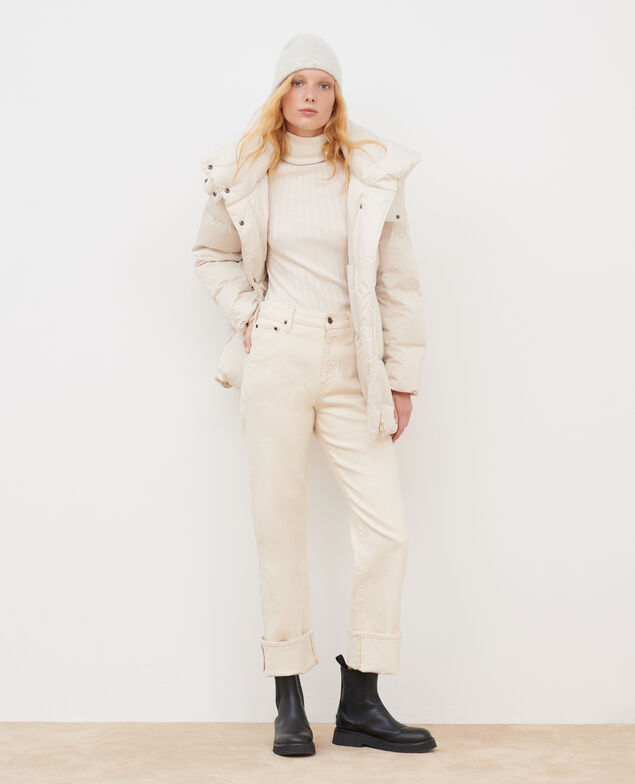 MARGOTTE - Doudoune mi-longue A011 off white