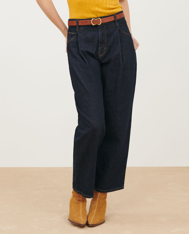NIKKI - Jean carrot 0681 rinse denim