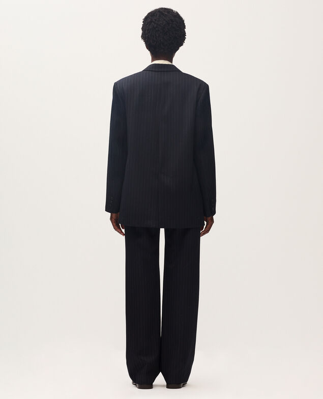 Veste de tailleur en laine K690 st navy
