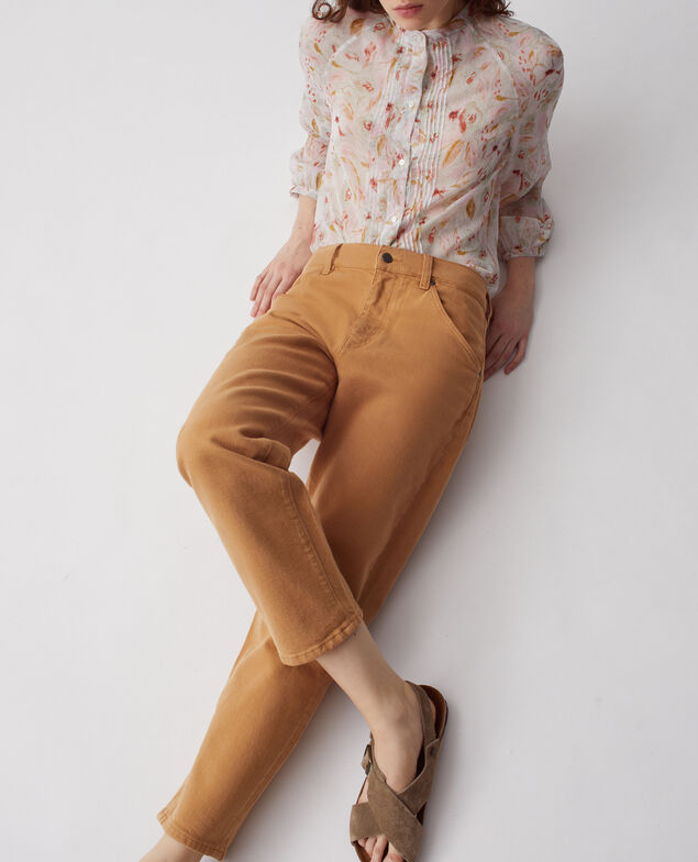 Jean slouchy RITA H323 camel