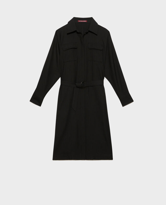 Robe chemise en laine 4216 black_beauty