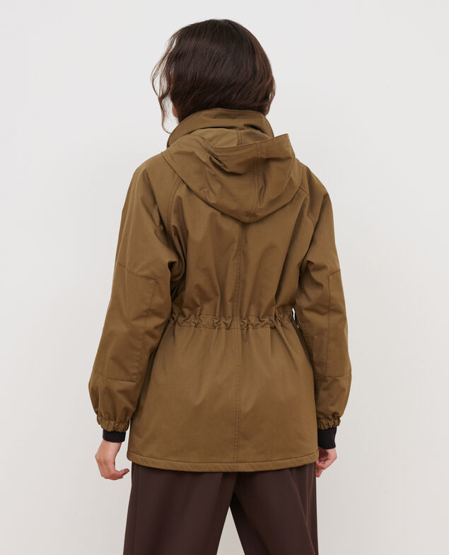 Parka mi-longue A333 solid khaki