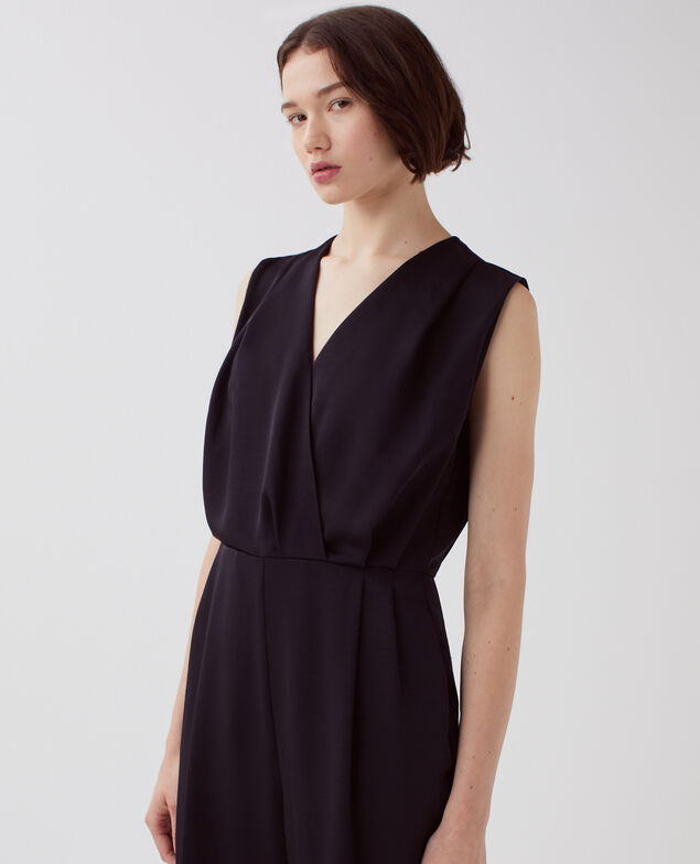 Combinaison fluide satinée H091 black beauty