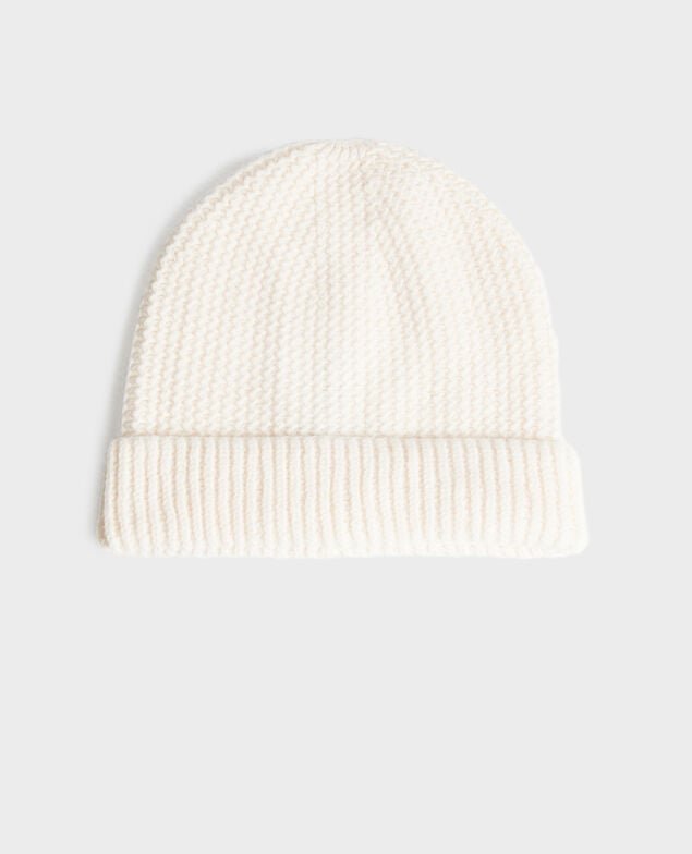 Bonnet en laine 8842 01 offwhite