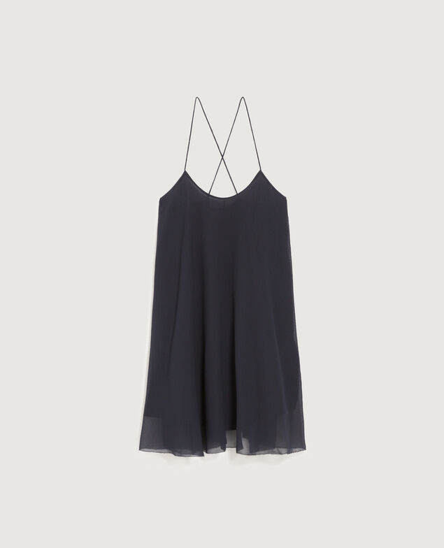 Robe courte en mousseline  K080 vulcan gray