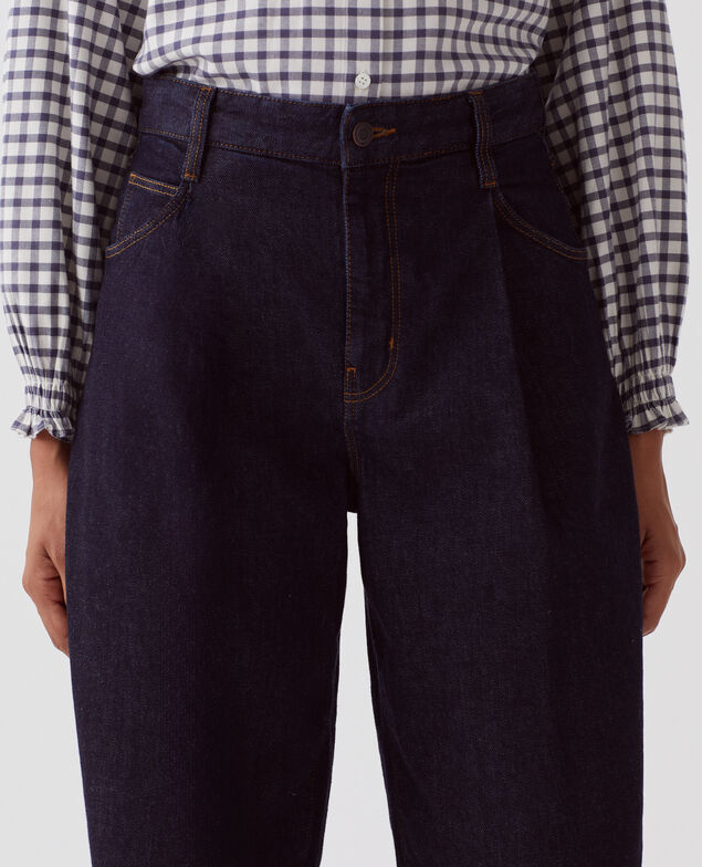 NIKKI - Jean carrot 0681 rinse denim