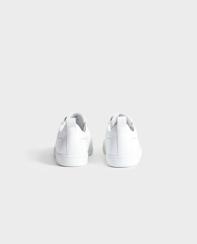 Sneaker en cuir à lacets Brilliant white
