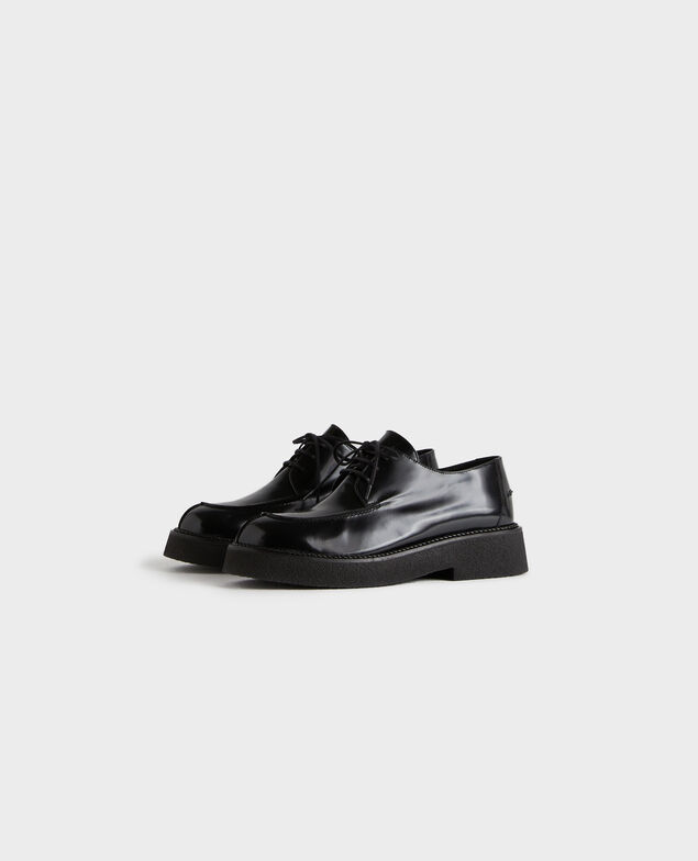 Derbies en cuir brillant 4216 black_beauty