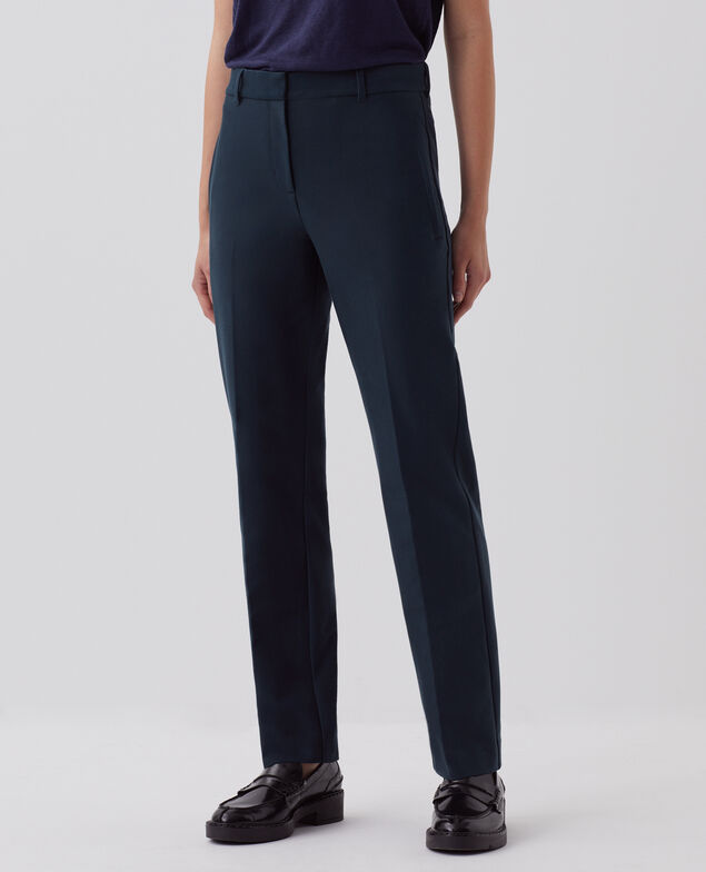 Pantalon droit ajusté COLETTE J690 blueberry