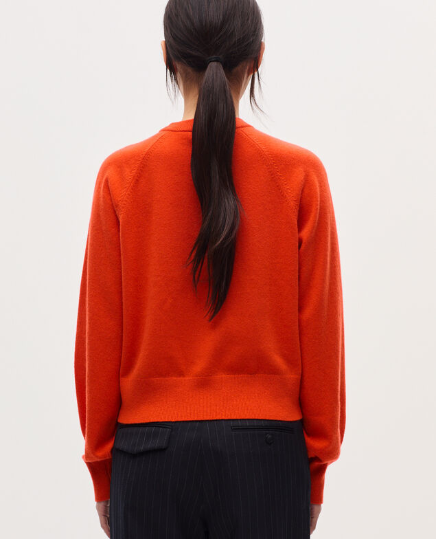 Pull col rond en cachemire K261 pumpkin st tan