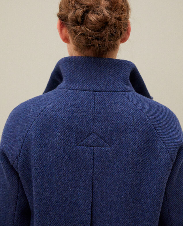 Manteau avec col montant Peacoat