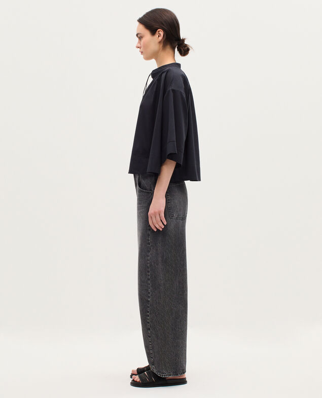 Blouse en voile de coton K080 vulcan gray