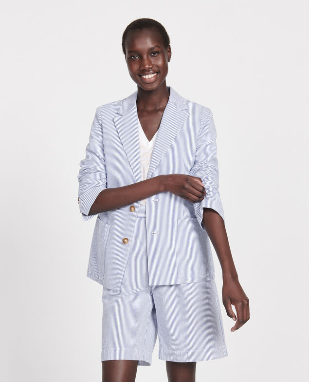 Blazer en seersucker Seersucker stripes