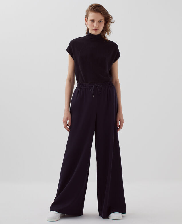 Pantalon ample à plis YVONNE H695 night sky