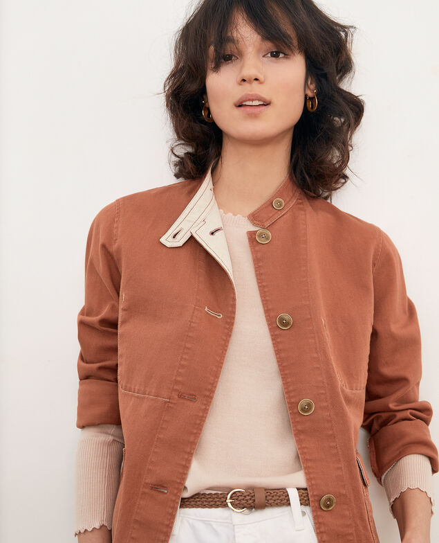 Veste col mao Auburn