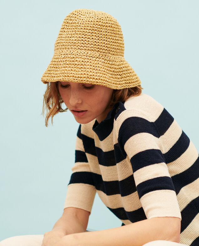 Pull manches courtes en lin 0692 night_sky_stripes
