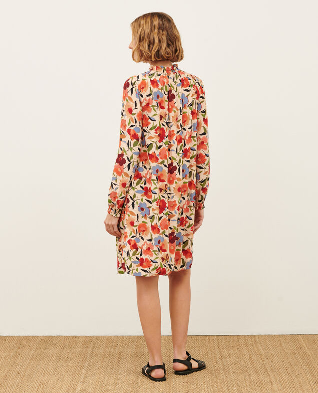 AGLAE - Robe fluide imprimée 8857 31 beige print