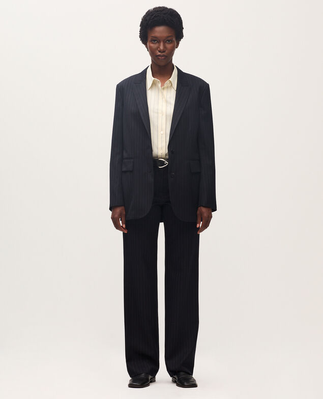 Veste de tailleur en laine K690 st navy