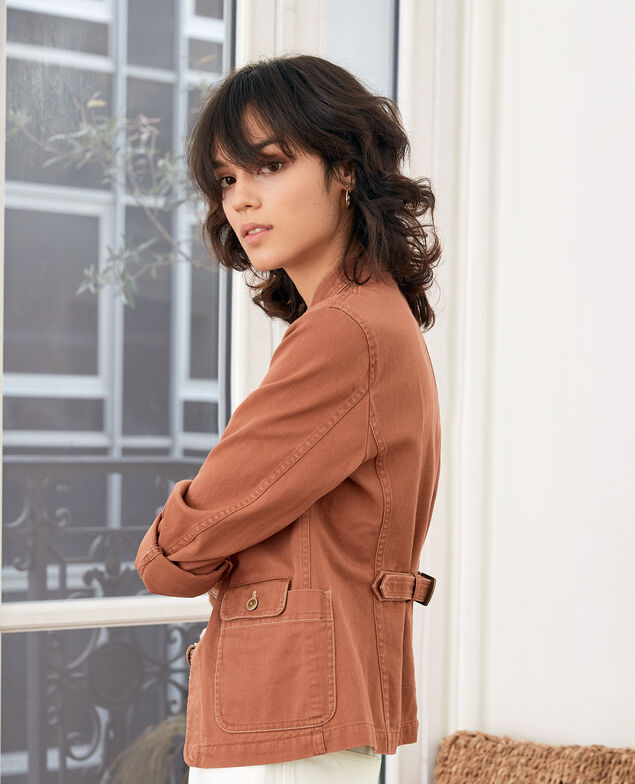 Veste col mao Auburn