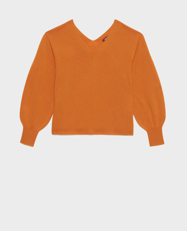 Pull ample 3D en cachemire Sudan brwn