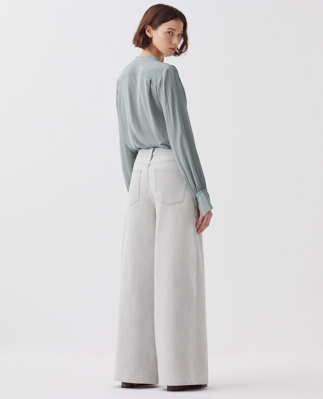 Jean wide JEANETTE J021 light grey