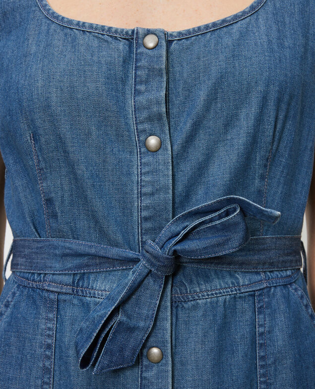 Robe en jean à bretelles Denim blue