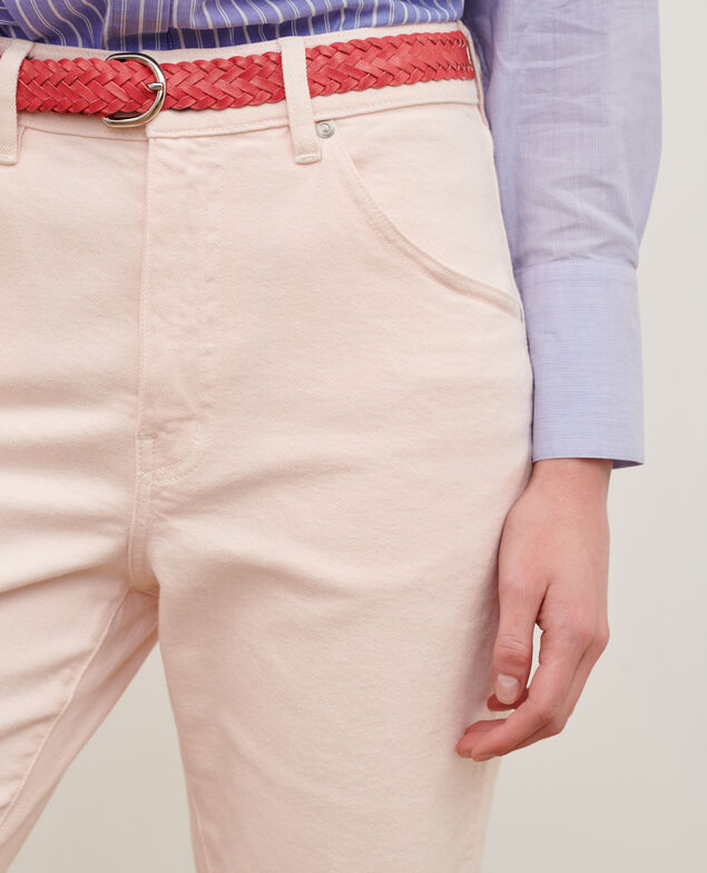 Jean slouchy ample en coton RITA 0100 pink marshmallow