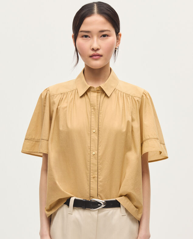 Chemise en voile de coton K320 prairie sand