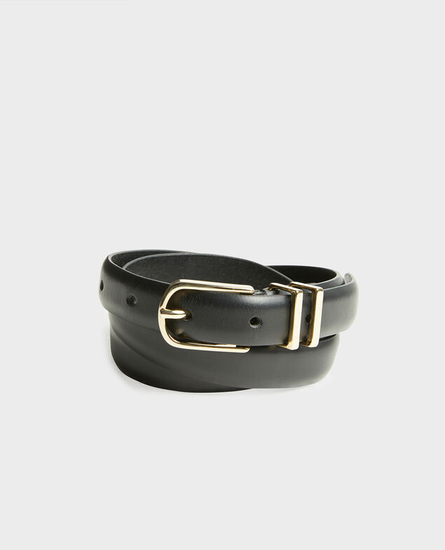 Ceinture en cuir Black beauty