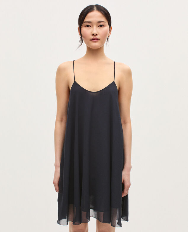 Robe courte en mousseline  K080 vulcan gray