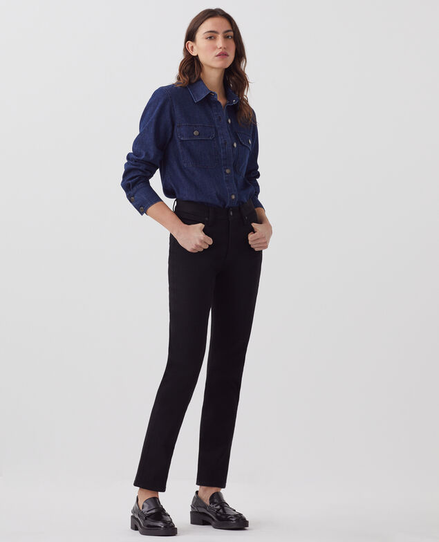 Jean slim LILI I090 black (denim)
